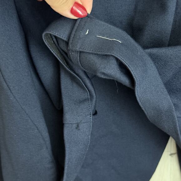 Banana Republic Blazer Men 42R Slim Fit Navy Blue Suit Jacket Sport Coat Stretch - Picture 13 of 16